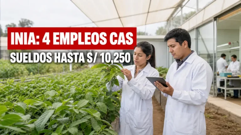 Profesionales del INIA en una estación experimental agraria