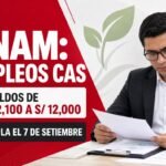Convocatorias CAS del MINAM con sueldos de S/2,100 a S/12,000