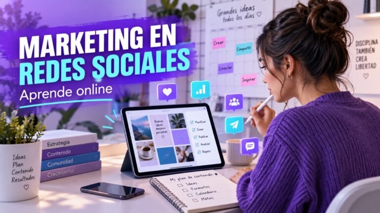 Marketing en redes sociales con IA: nueva ruta online de Coursera para principiantes